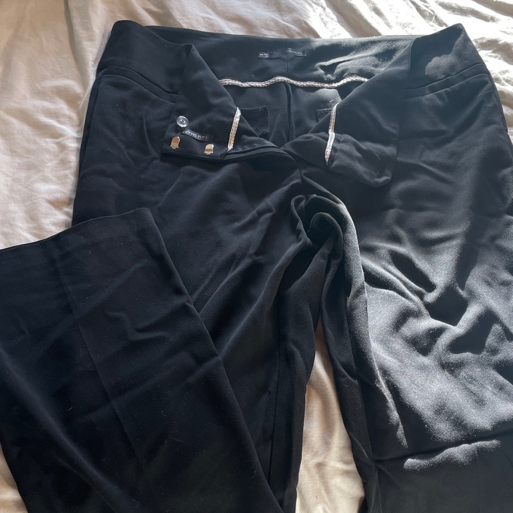 Maurices Black Straight Leg Women's Pants